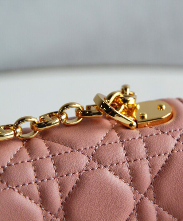 Christian Dior Small Dior Caro Bag Pink